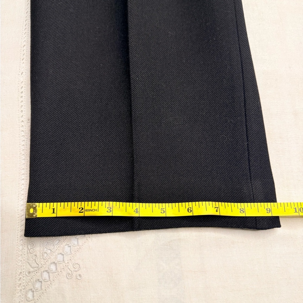 Sandro Paris Elegant Black Women's Pantsuit wool/ acrylic blend size40 - Picture 11 of 13